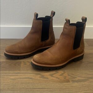 Nisolo Brown Leather Chelsea Boots